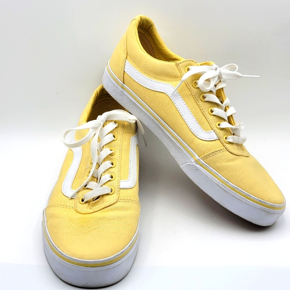 Vans Yellow And‎ White Sneakers Size 11 #1559